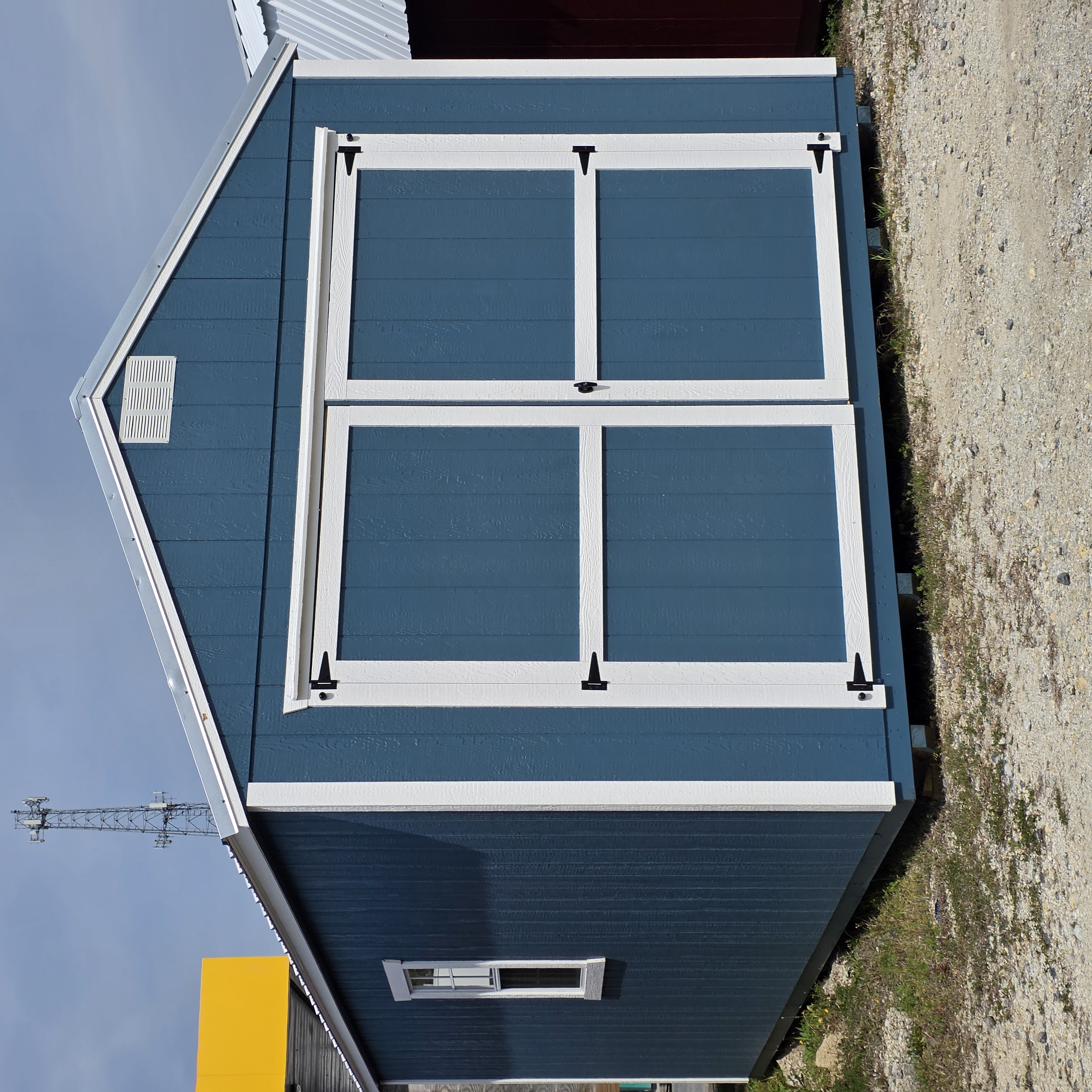 Wood shed with porch on residential property in Charleston SC
