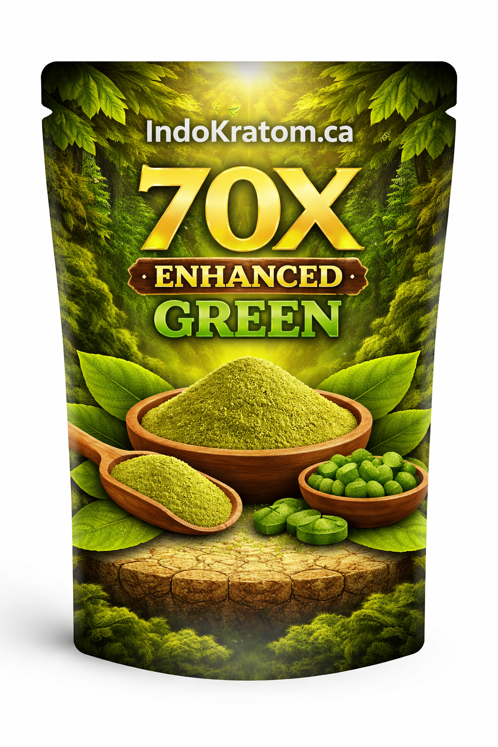 70X Enhanced Green Powder