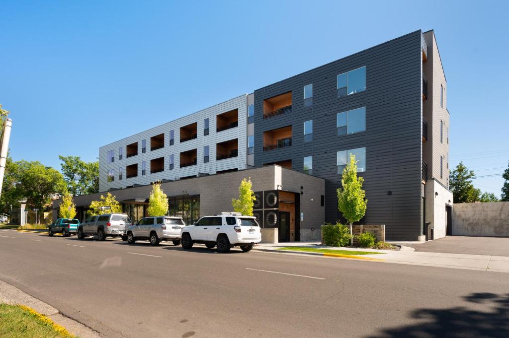 Well-appointed bathroom in the SOBO Downtown Condo, Bozeman Montana