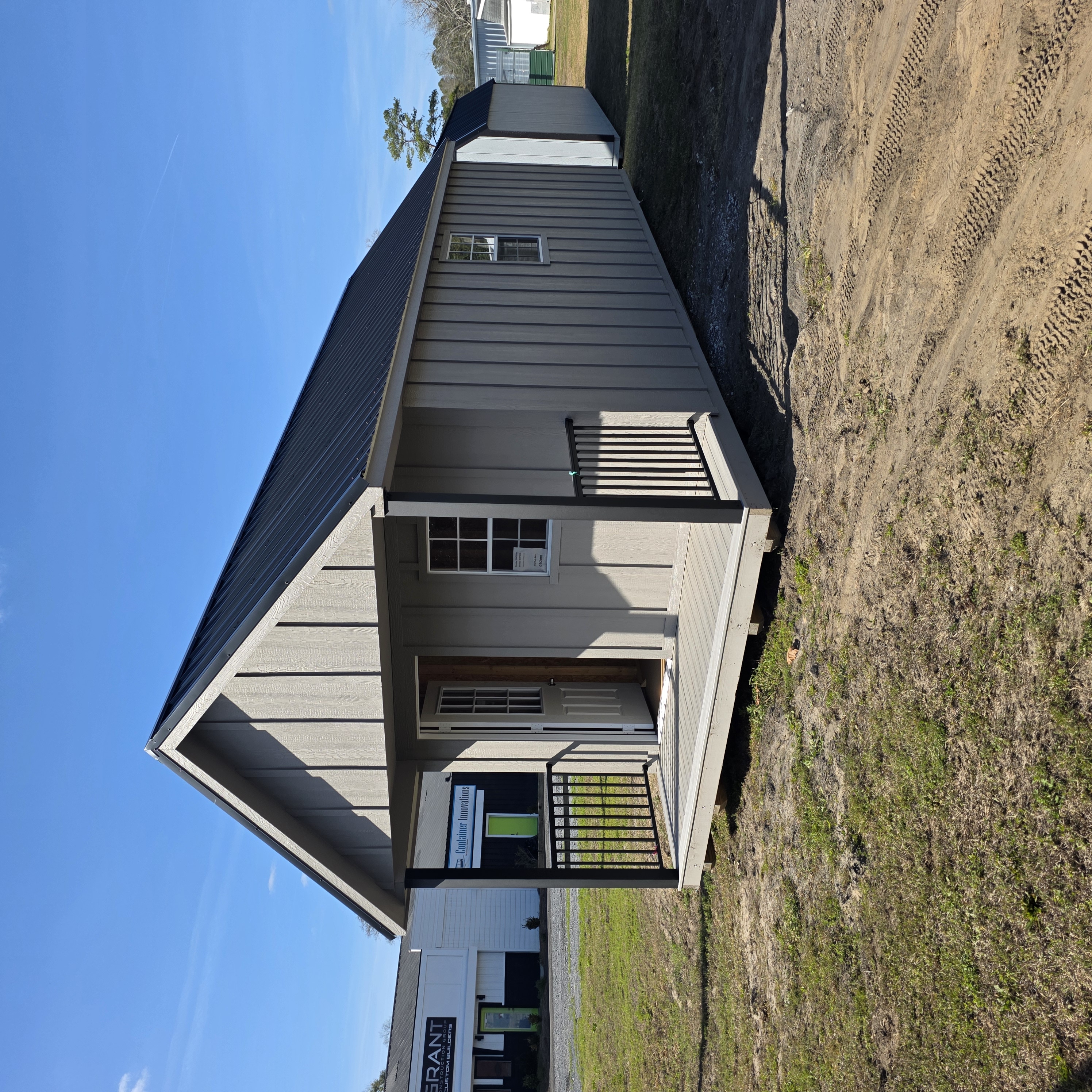 Cambridge shed exterior view in South Carolina Lowcountry
