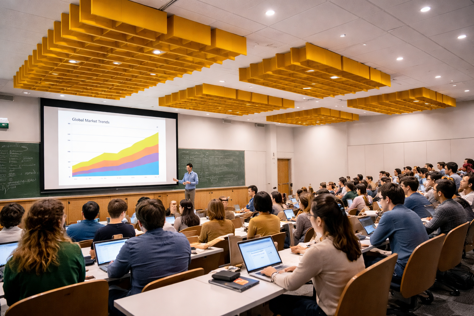 PanelHush PET Ceiling Grid – Yellow