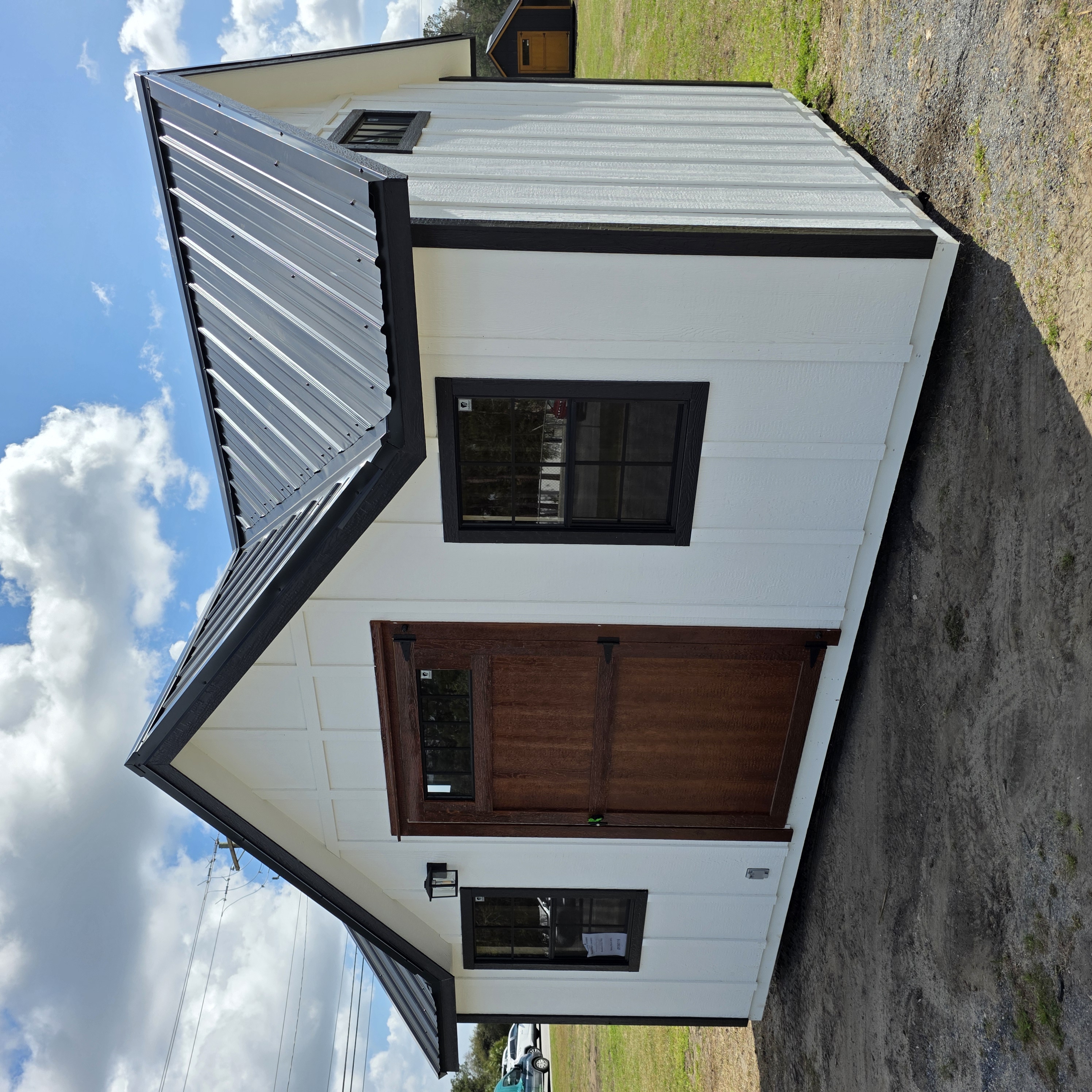 Cambridge shed with custom siding in South Carolina