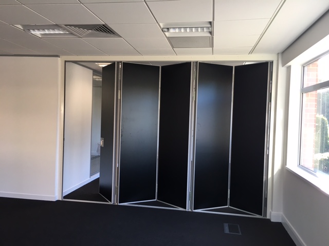 Glazed Bi-Folding Doors – Interior Partition