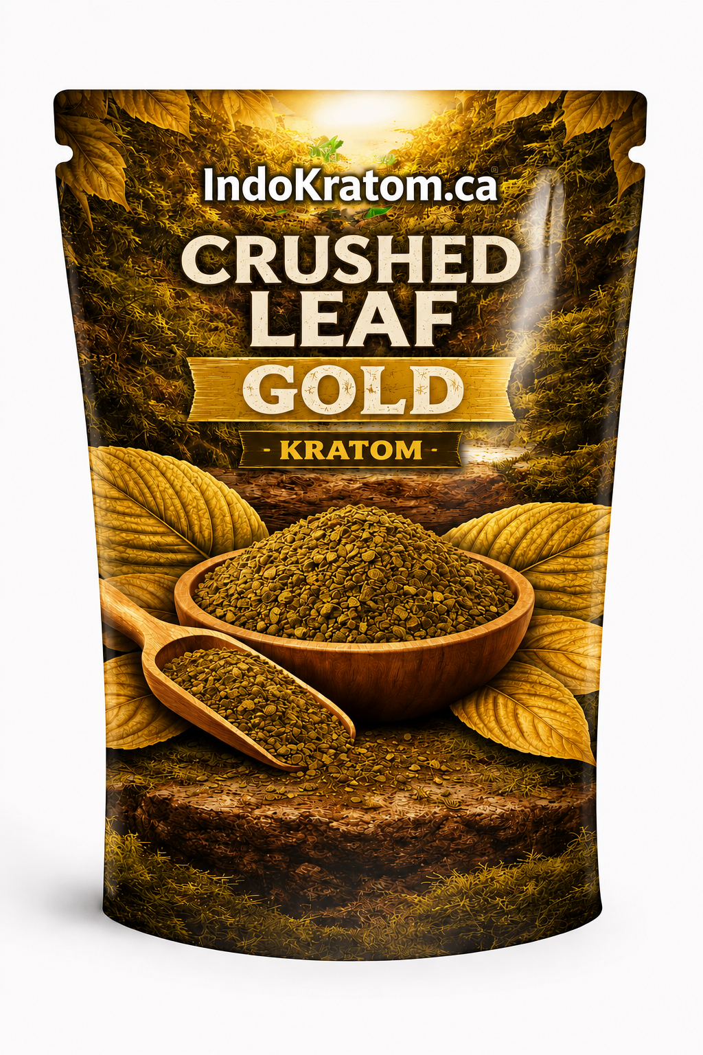 Crushed Leaf - Gold