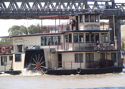 Paddle steamer cruise on the Murray River, South Australia