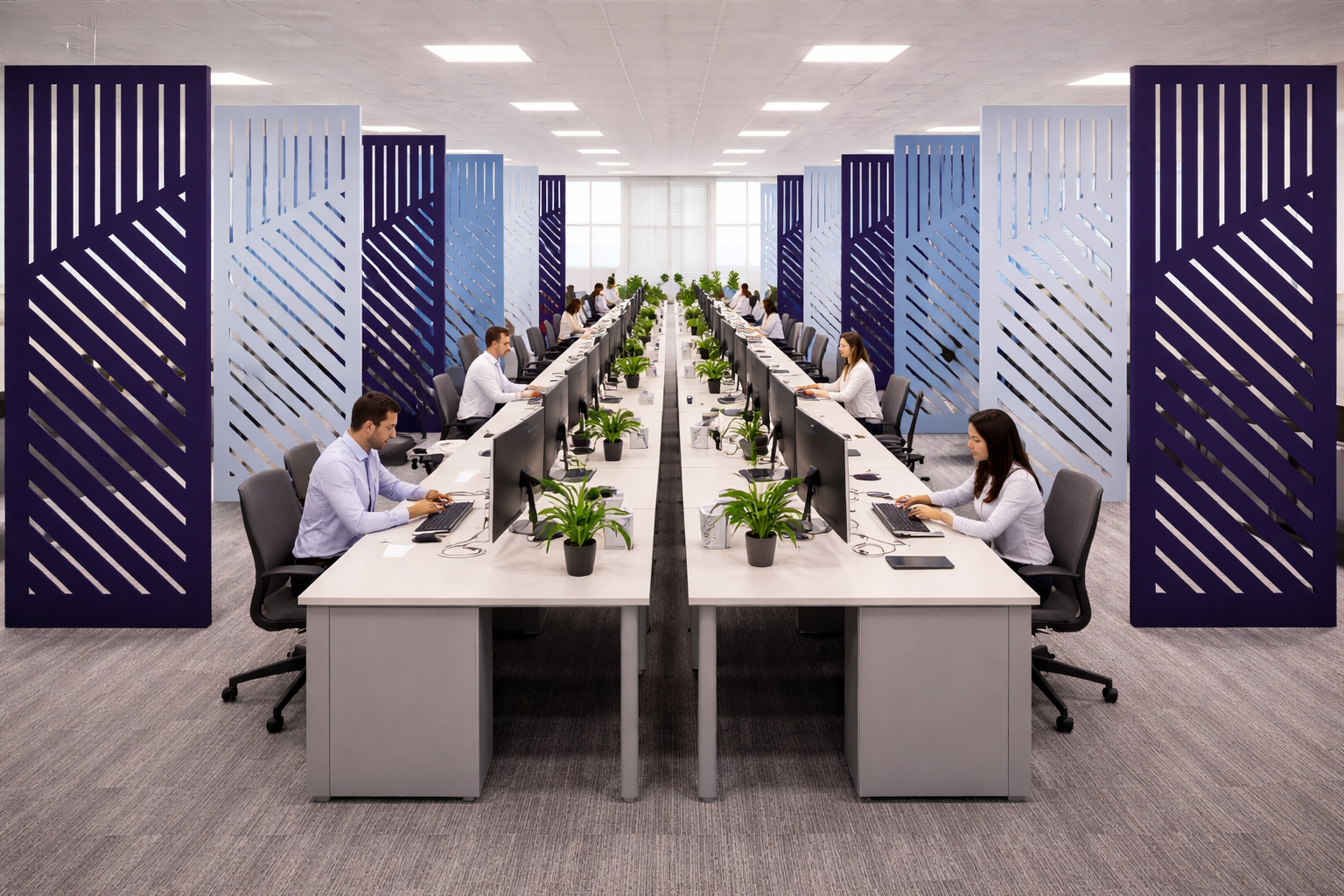 PanelHush PET Float – Modern Workspace