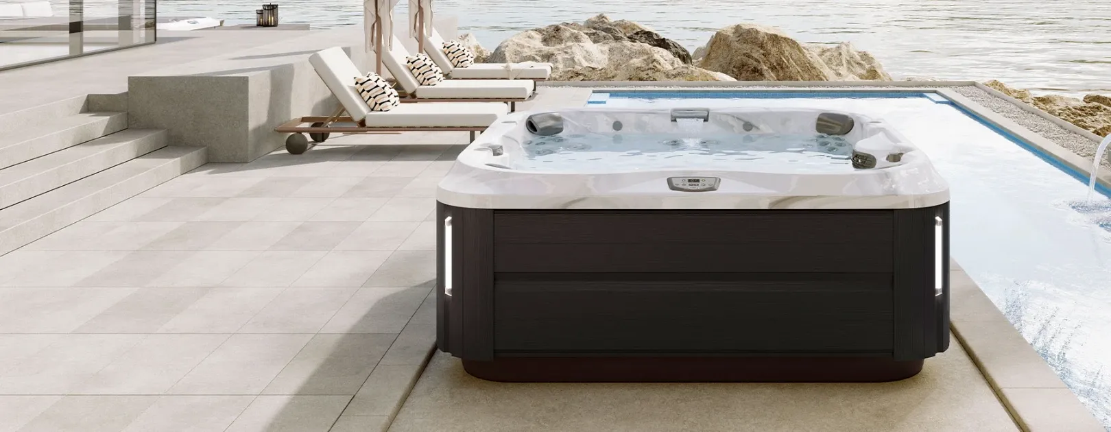 Premium spa display showroom