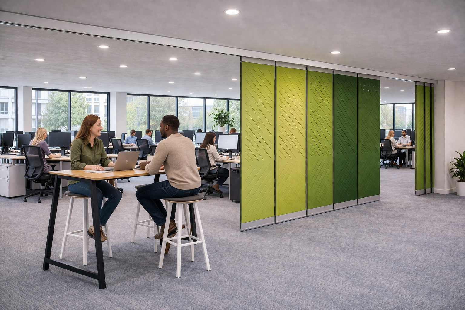 PET Slide system installation 4