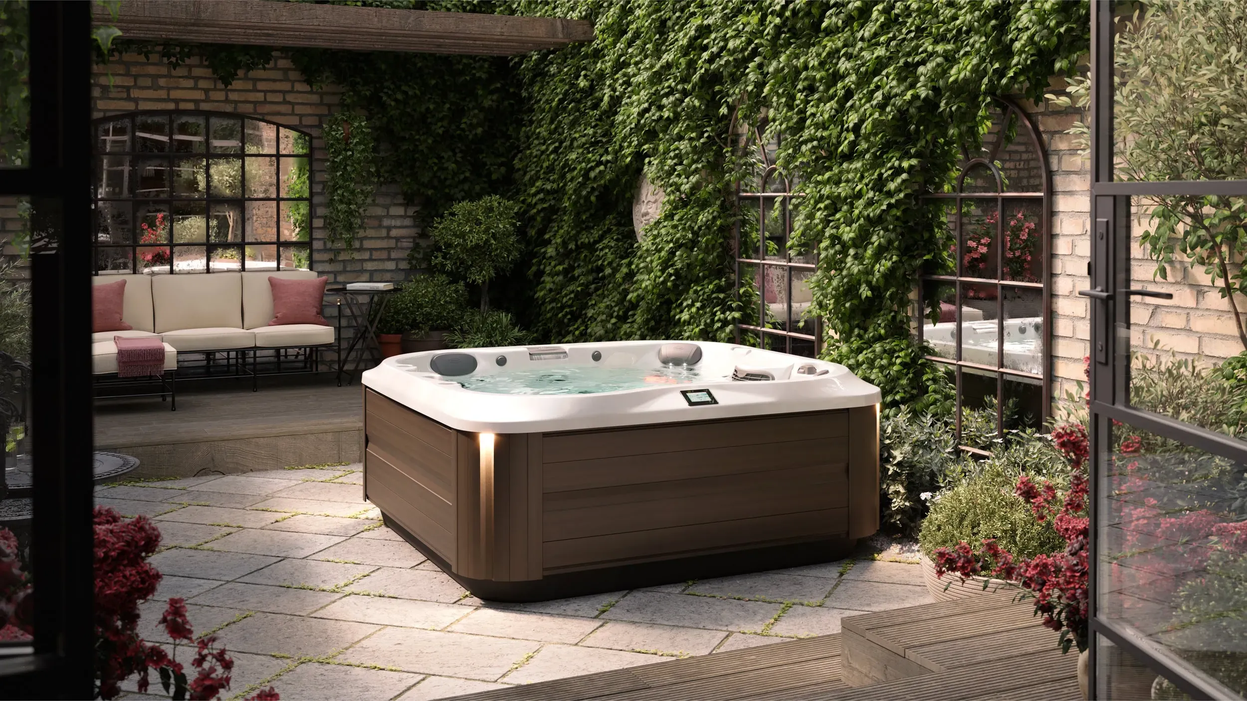 Jacuzzi J-335 hot tub professional installation