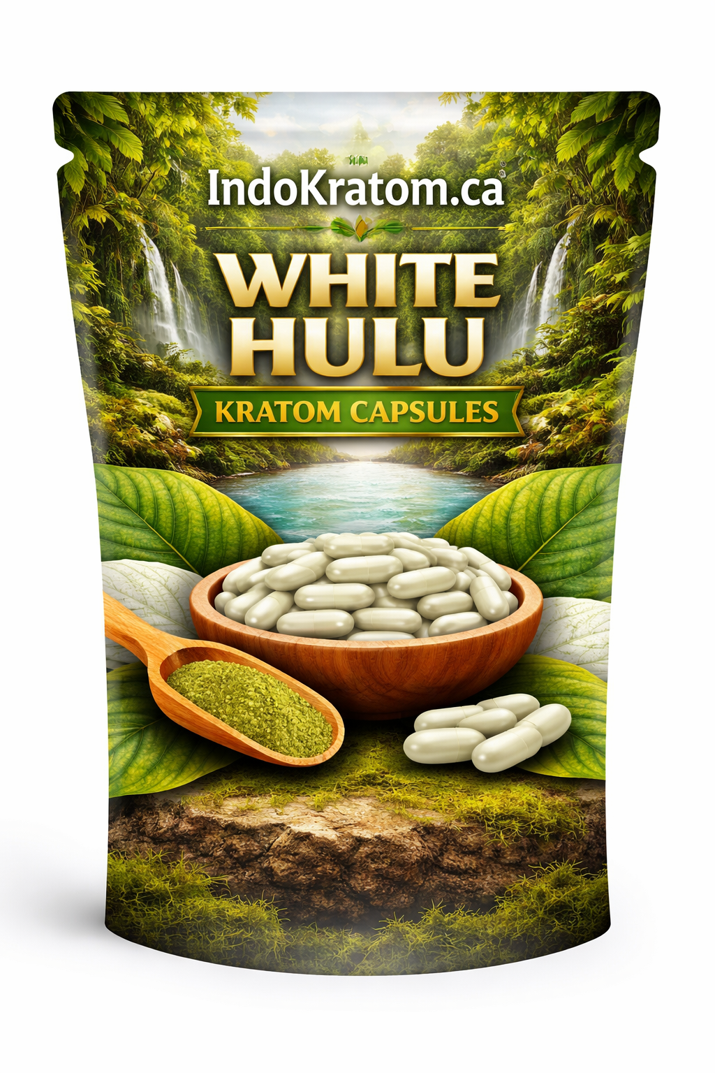 White Hulu Capsules