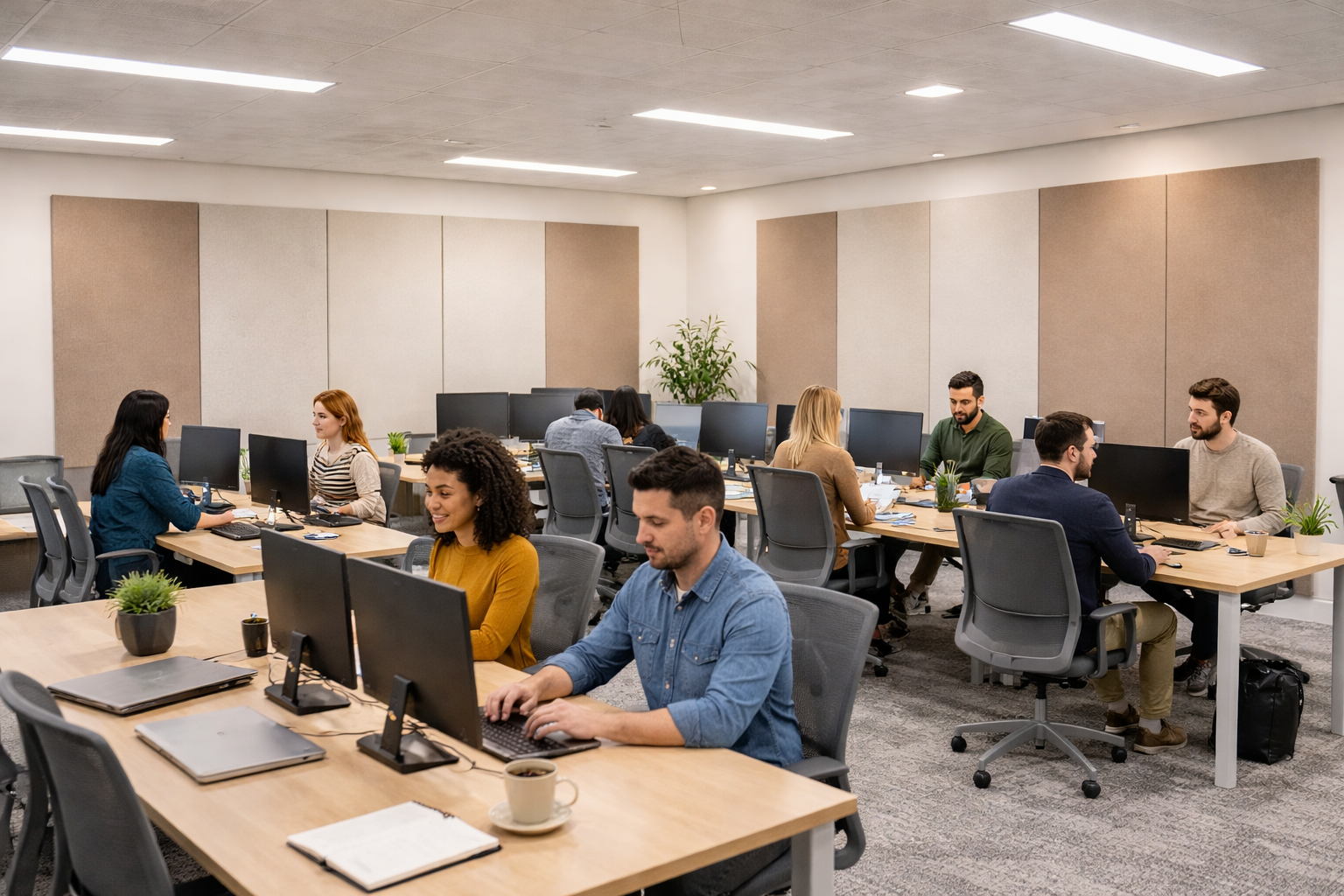 PanelHush Fabric Wall Panels – Office