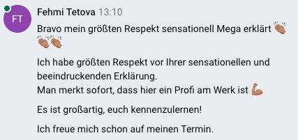 Teilnehmer-Feedback 1