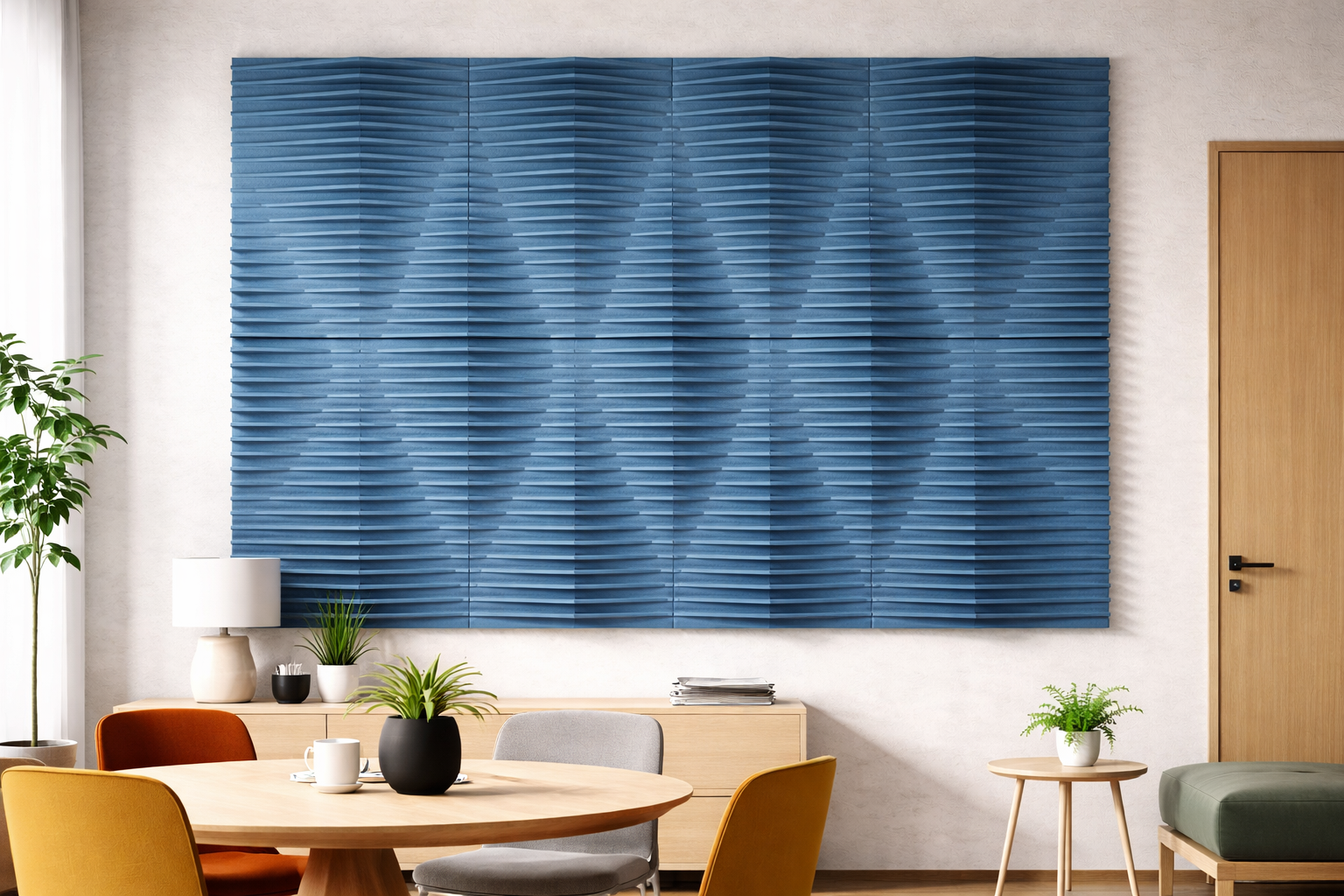 PanelHush PET 3D Wall Panel – Pyramid Design