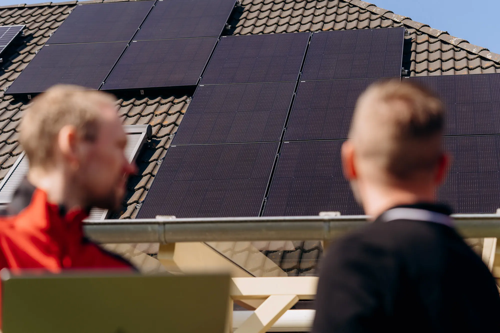 Photovoltaikanlage auf Hausdach