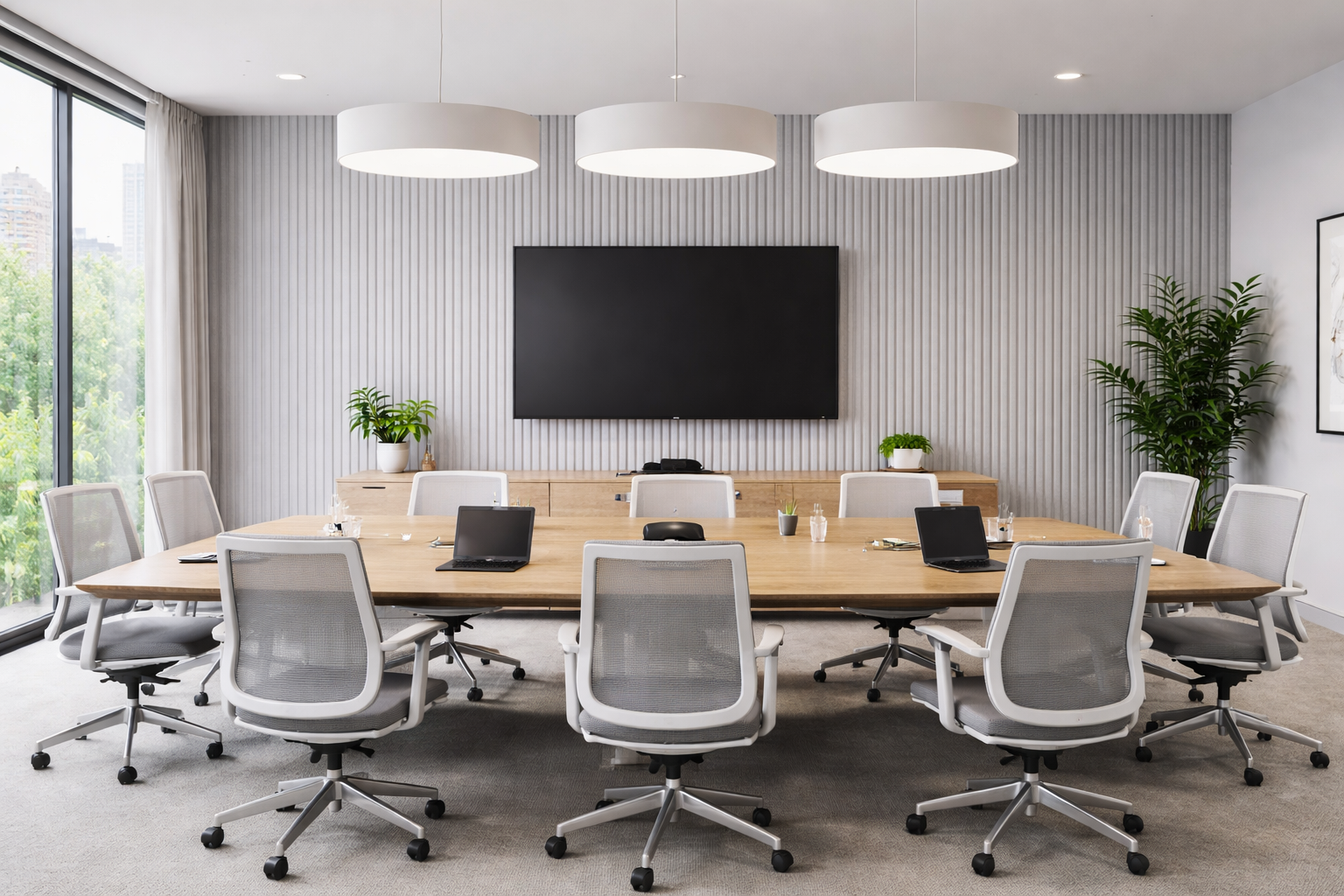 PanelHush PET Ribbed Wall Panels – Lifestyle