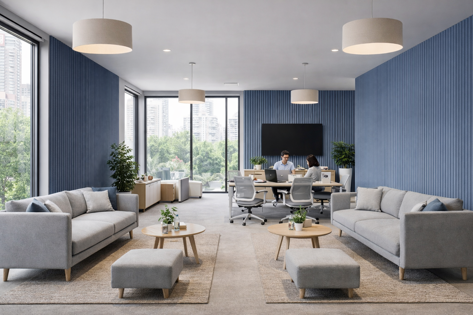 PanelHush PET Ribbed Panels – Detail