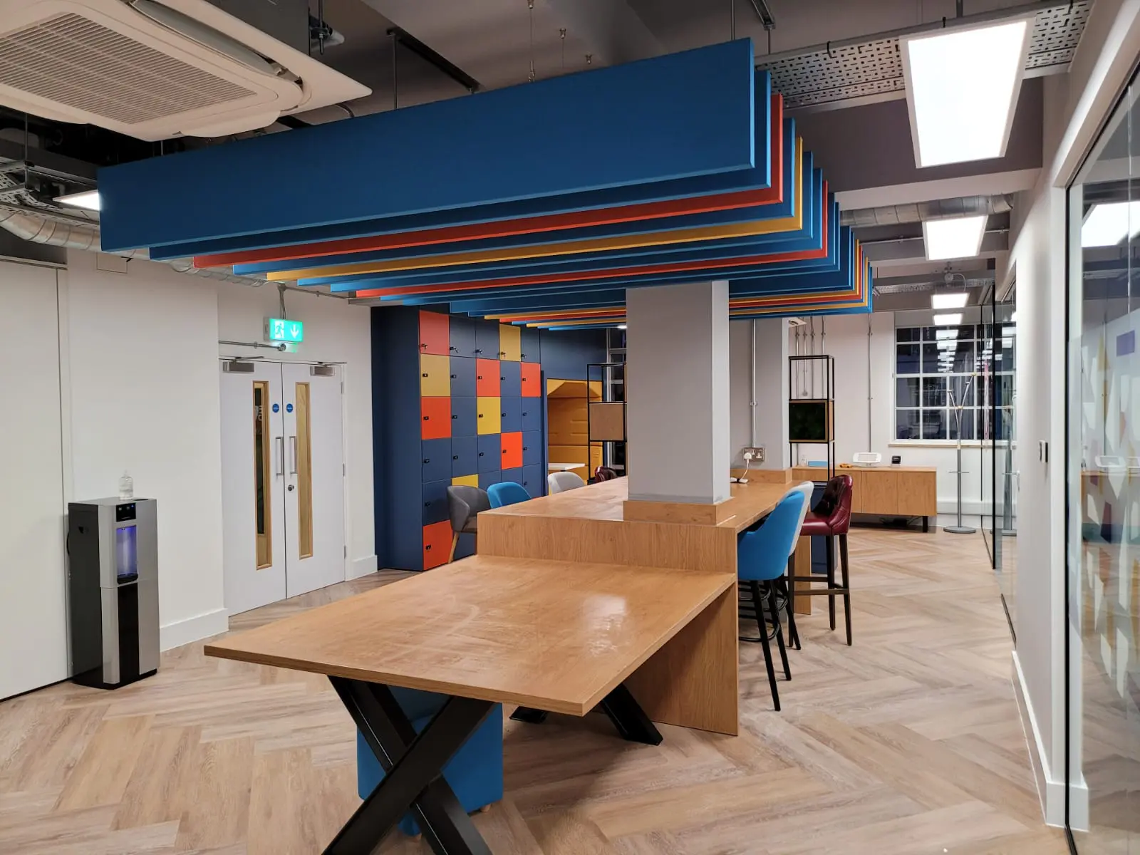 PanelHush Fabric Baffle Colours Office