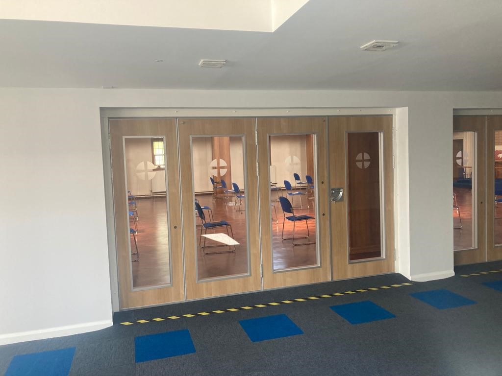 MG200 Sliding Folding Partition – Orpington Church