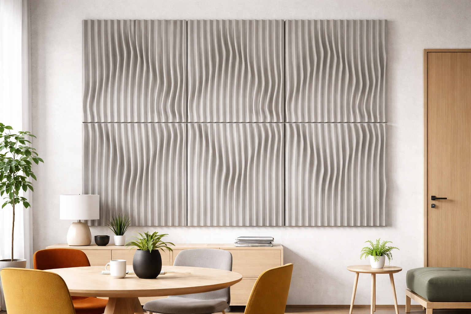 PanelHush PET 3D Wall Panel – Diamond Design