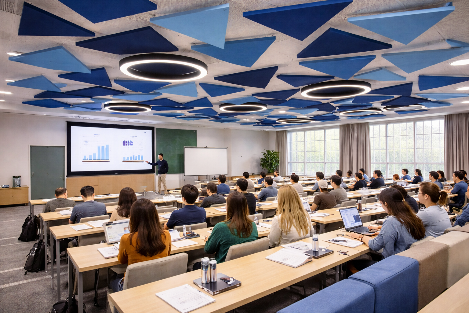 PanelHush Triangle Fabric Panels – University