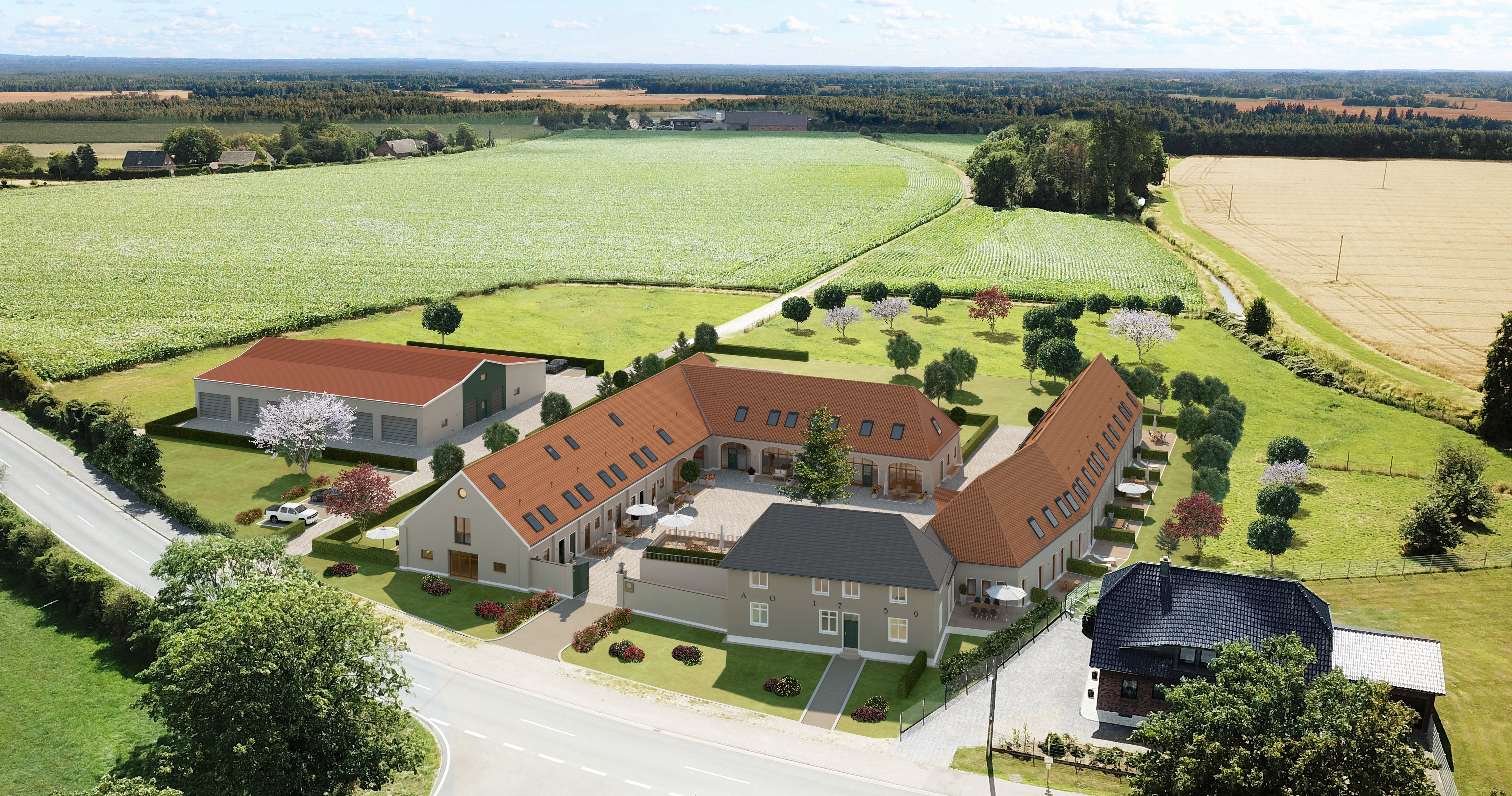 Gut Rosenhof – Außenansicht Hochformat 2