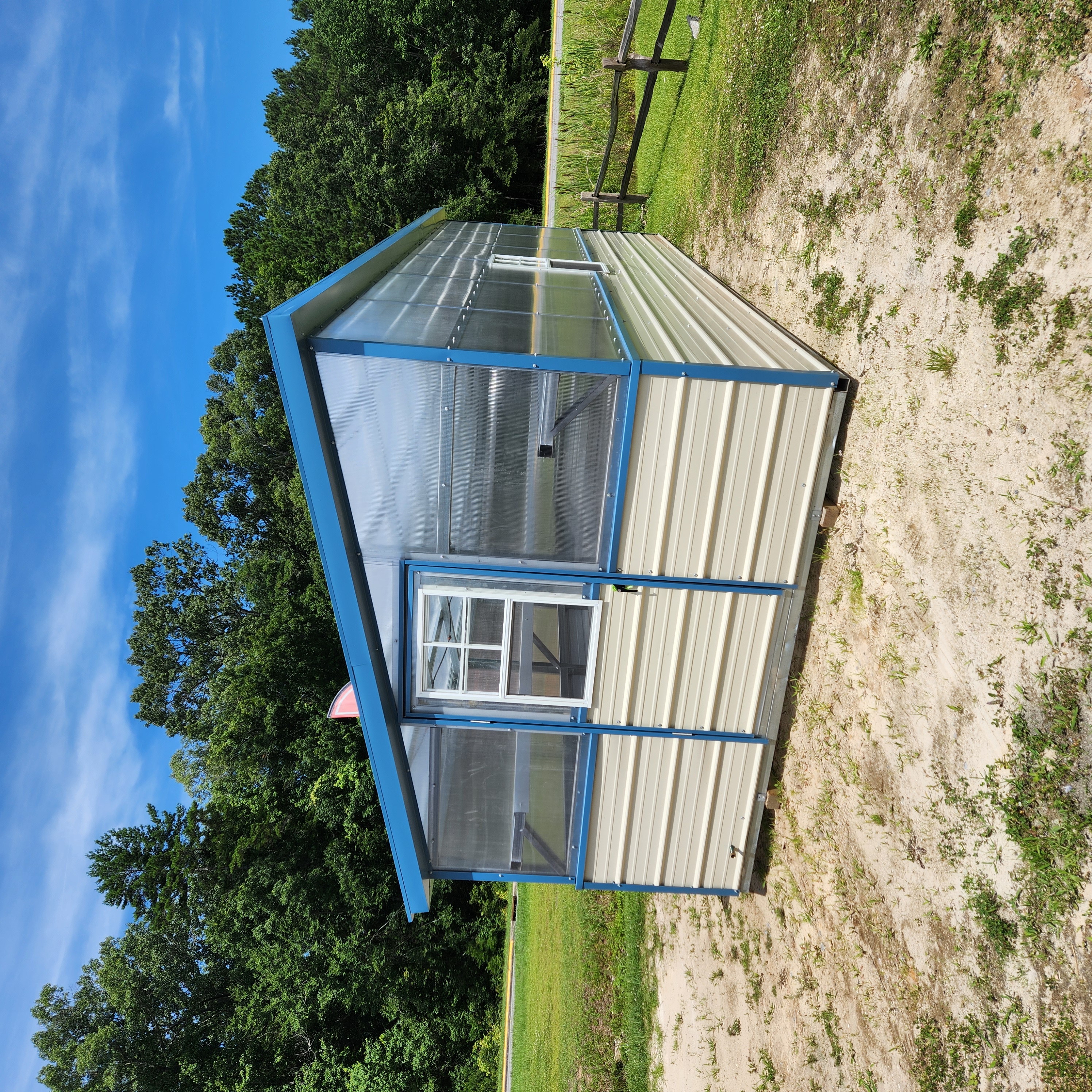 Greenhouse delivered and set up in South Carolina