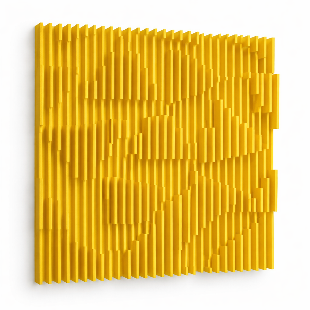 PanelHush 3D Abstract design panel product view