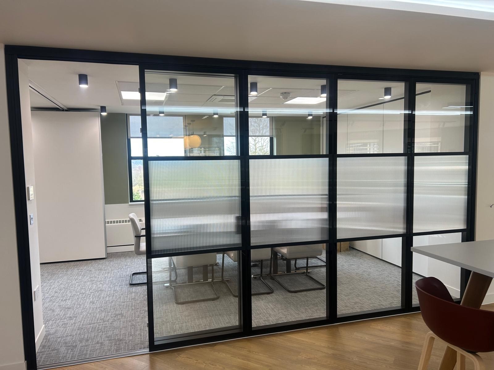 Flush Glazed Sliding Folding