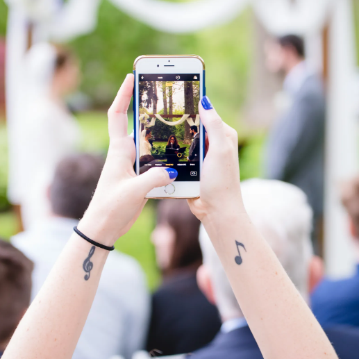 Vintage classic car for wedding transportation