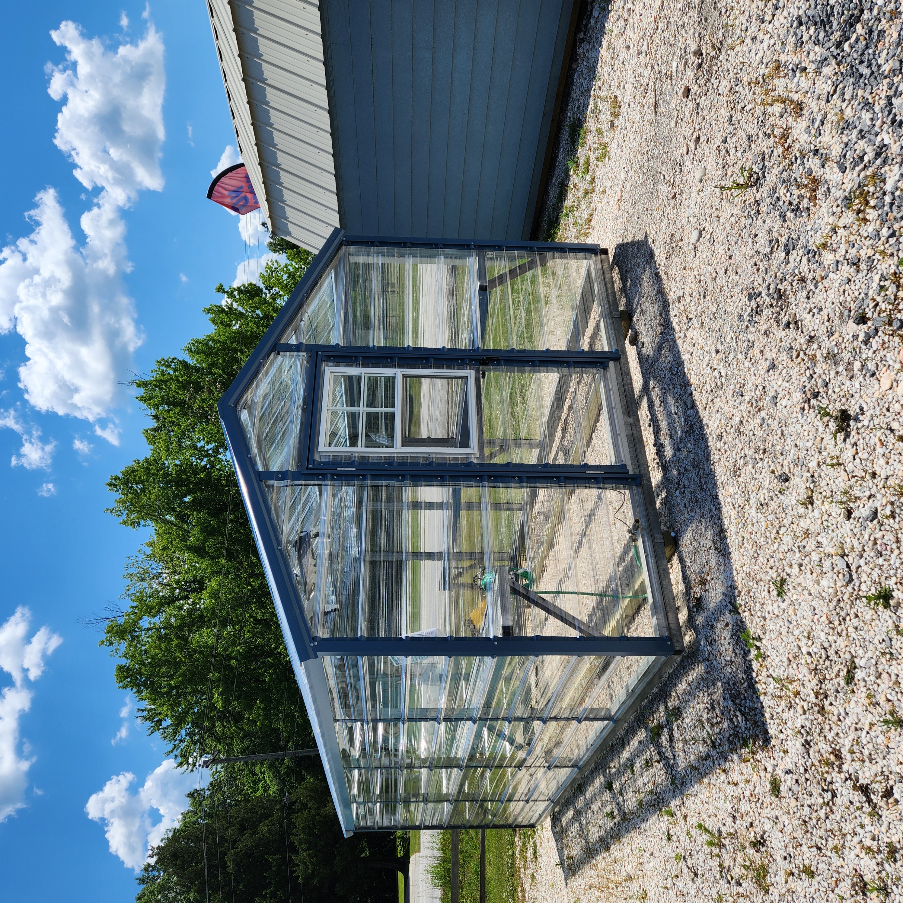 Heritage greenhouse set up in SC Lowcountry