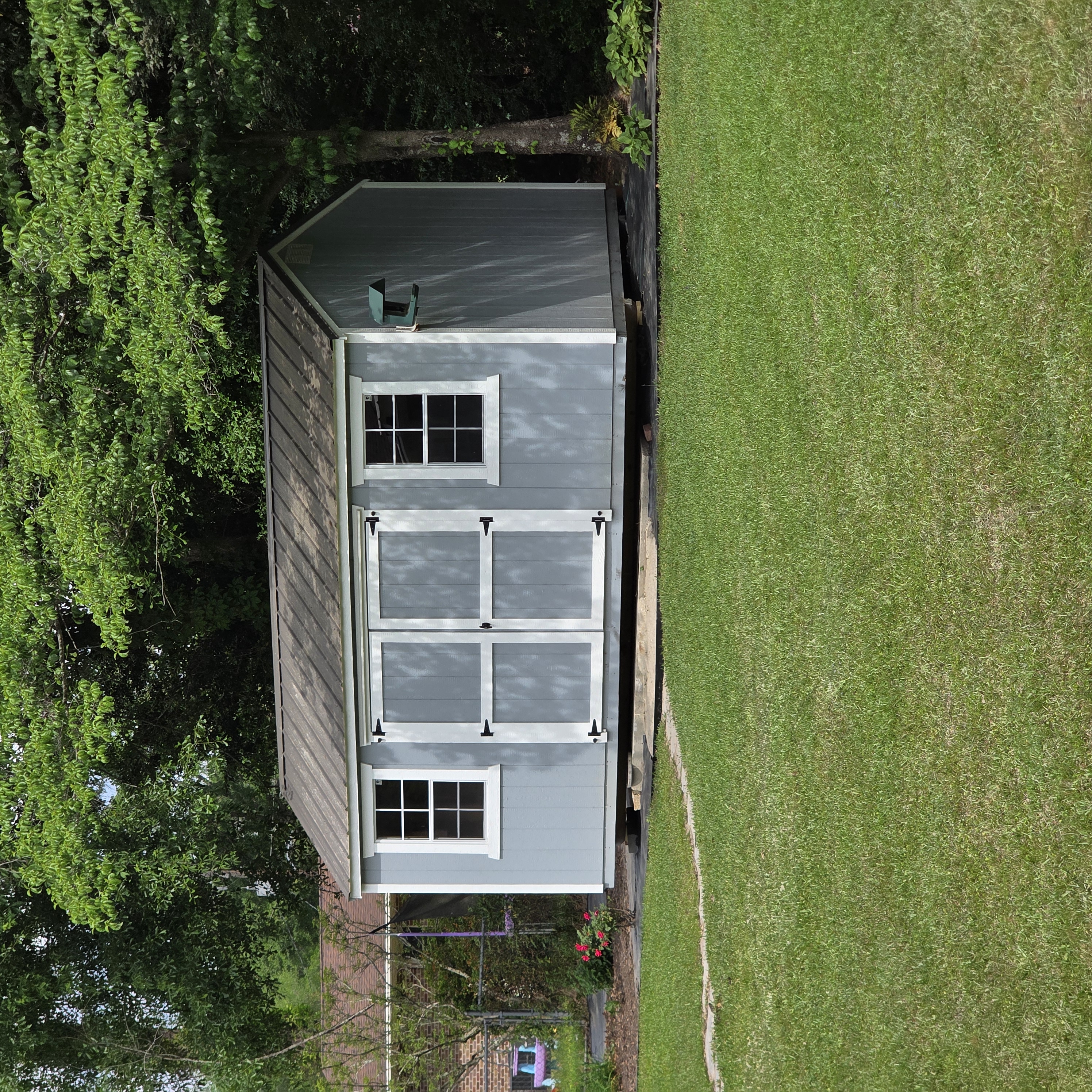 Quality storage building on customer property in SC Lowcountry