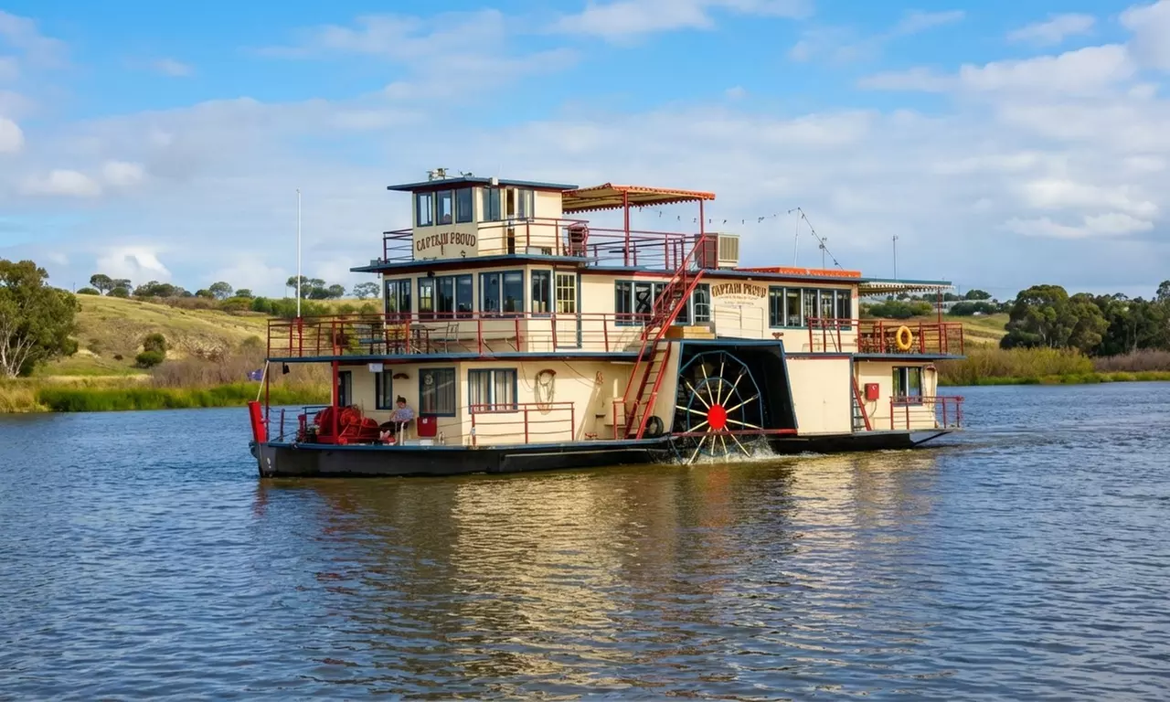 Captain Proud paddle steamer Murray River South Australia