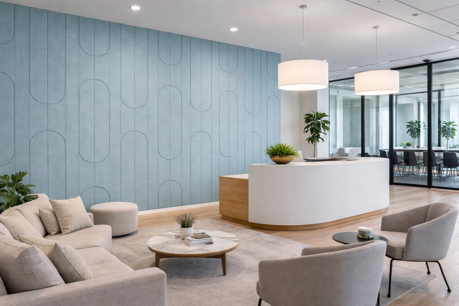 PET Stencil Wall Panels — PET acoustic panels