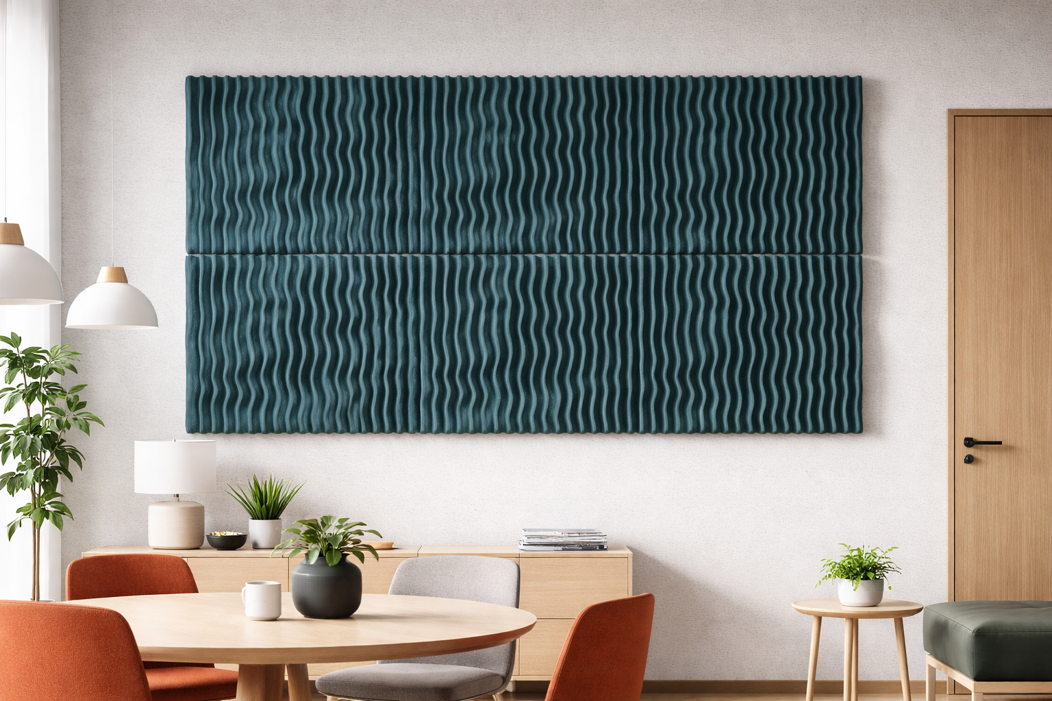 PanelHush PET 3D Wall Panel – Wave Design