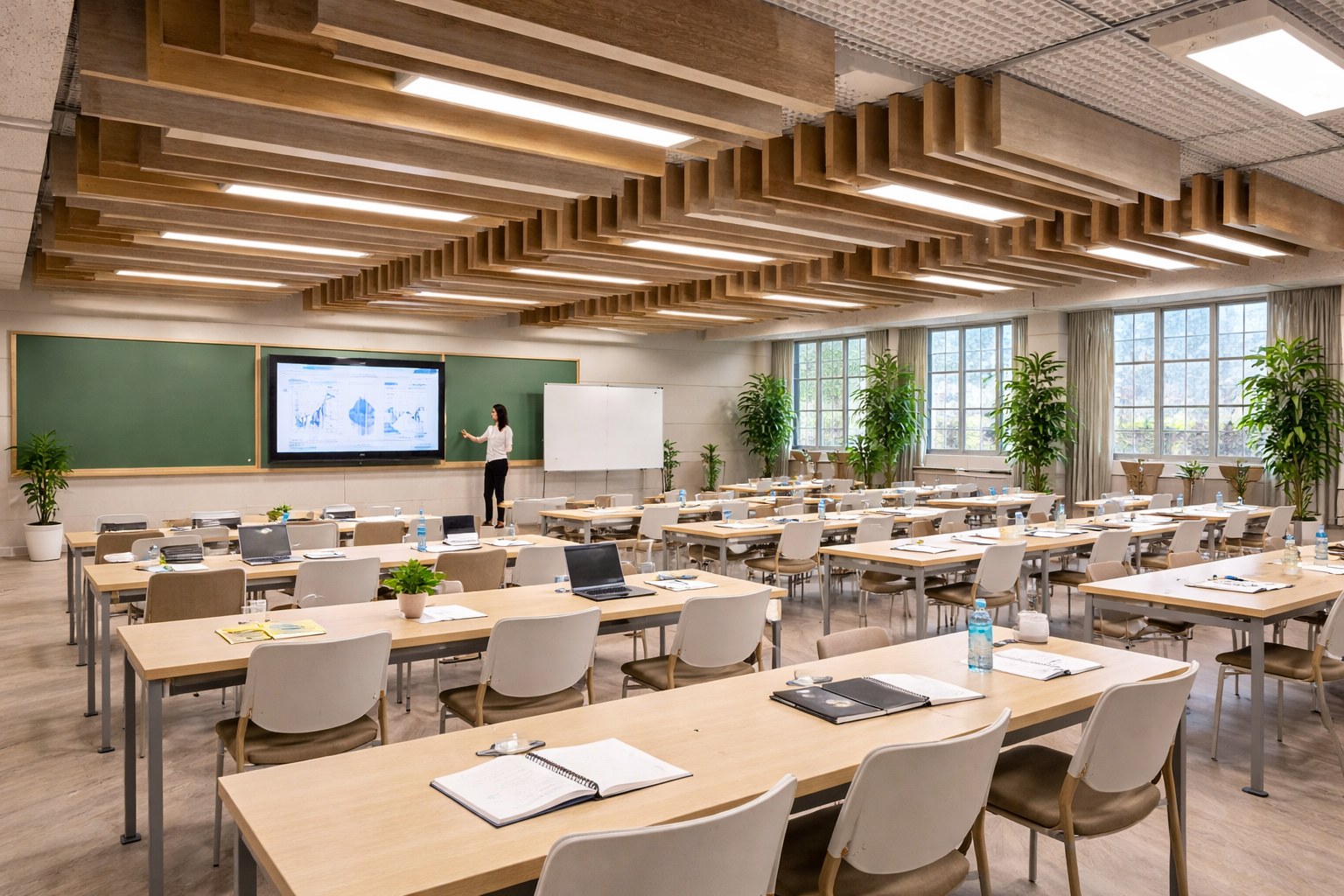 PanelHush Fabric Baffles – Classroom