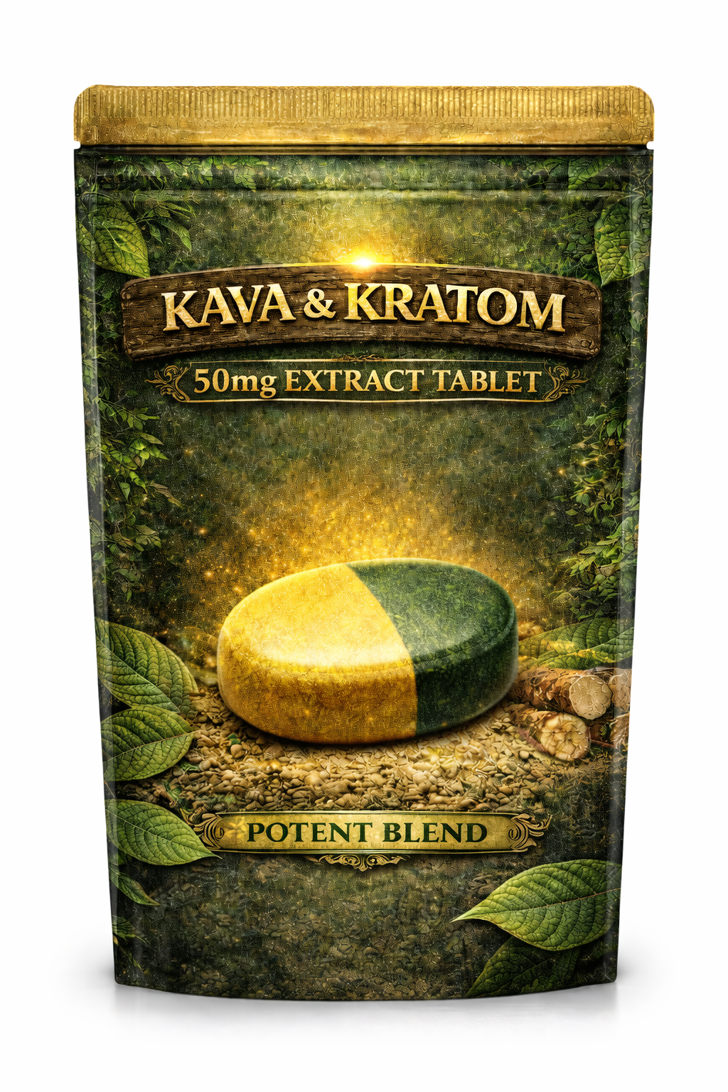 KAVA & KRATOM Extract Tablet (1pc)