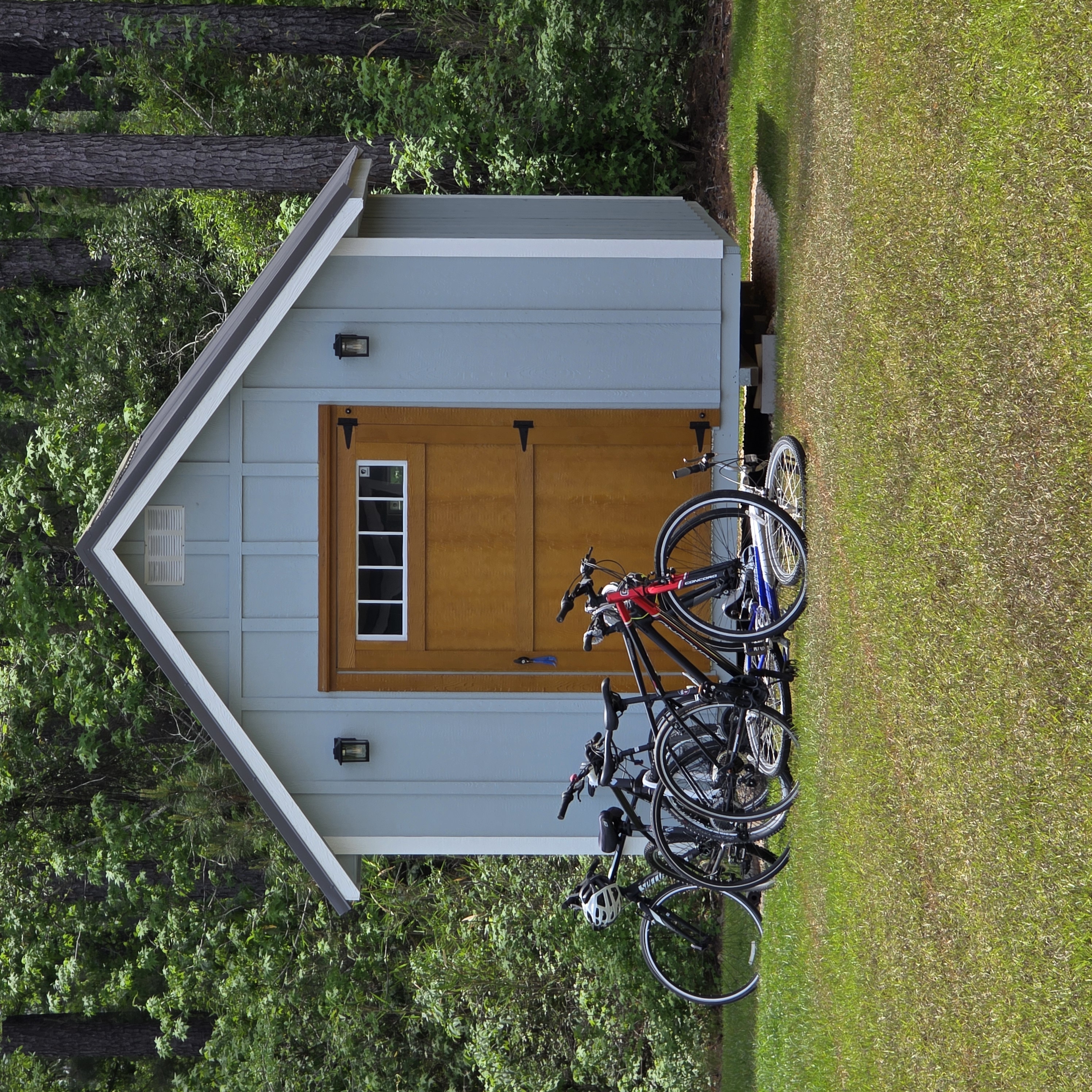 Cambridge shed delivered and set up in South Carolina