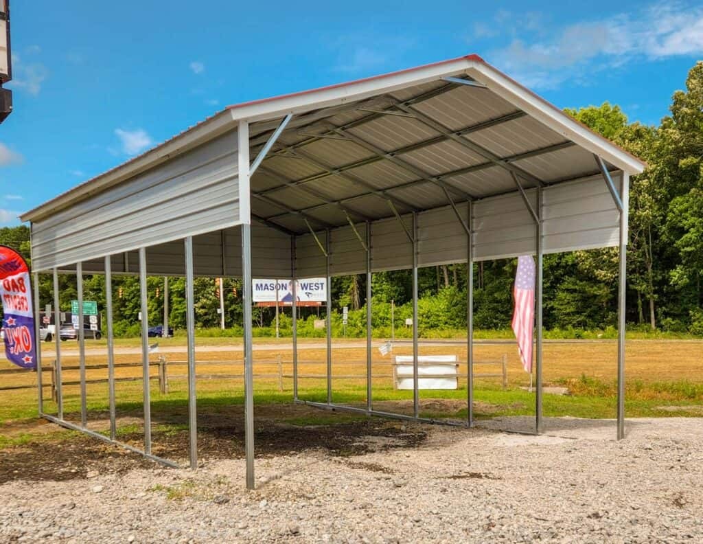 18x31x12 RV carport installed in Moncks Corner, SC