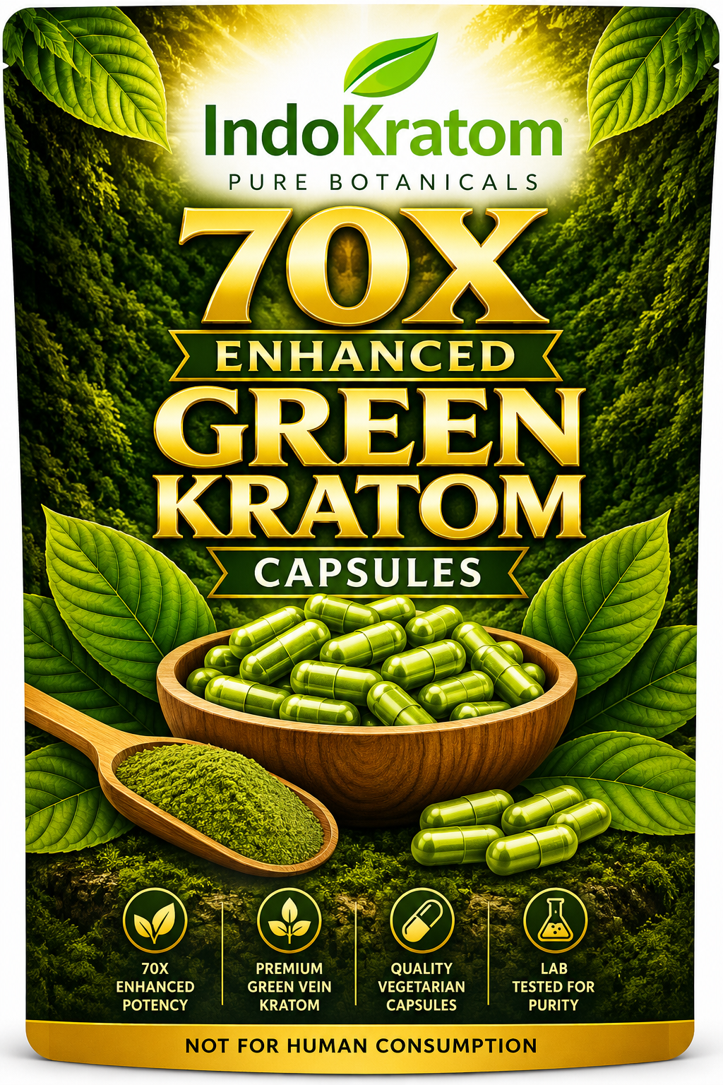 70X Enhanced Green Capsules