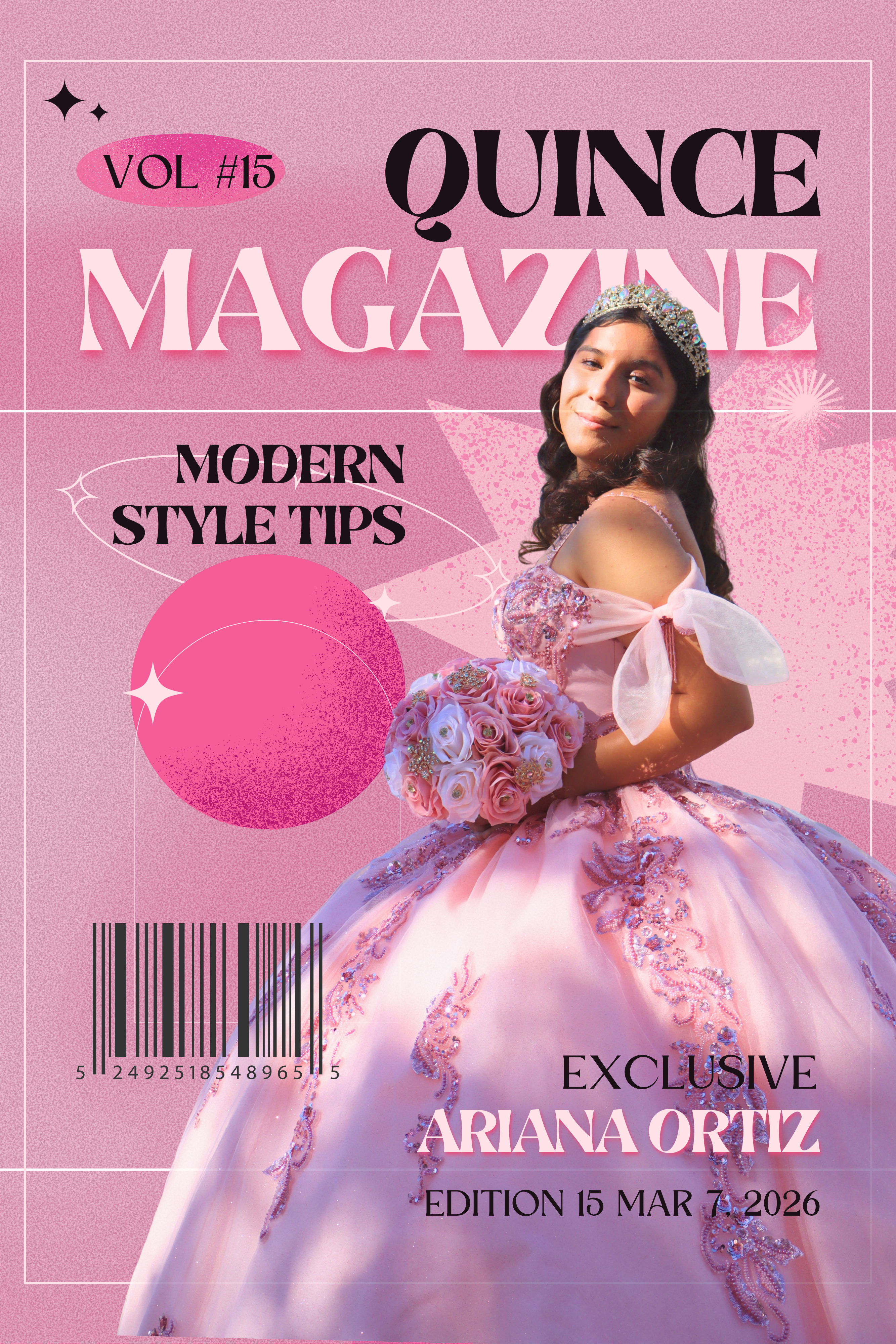 Ariana Ortiz posing at a GEM Designs Productions event