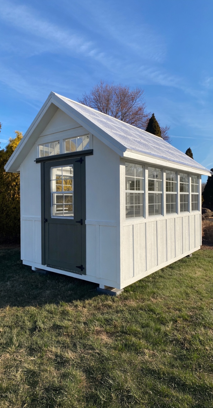 8x12 steel greenhouse in Summerville SC