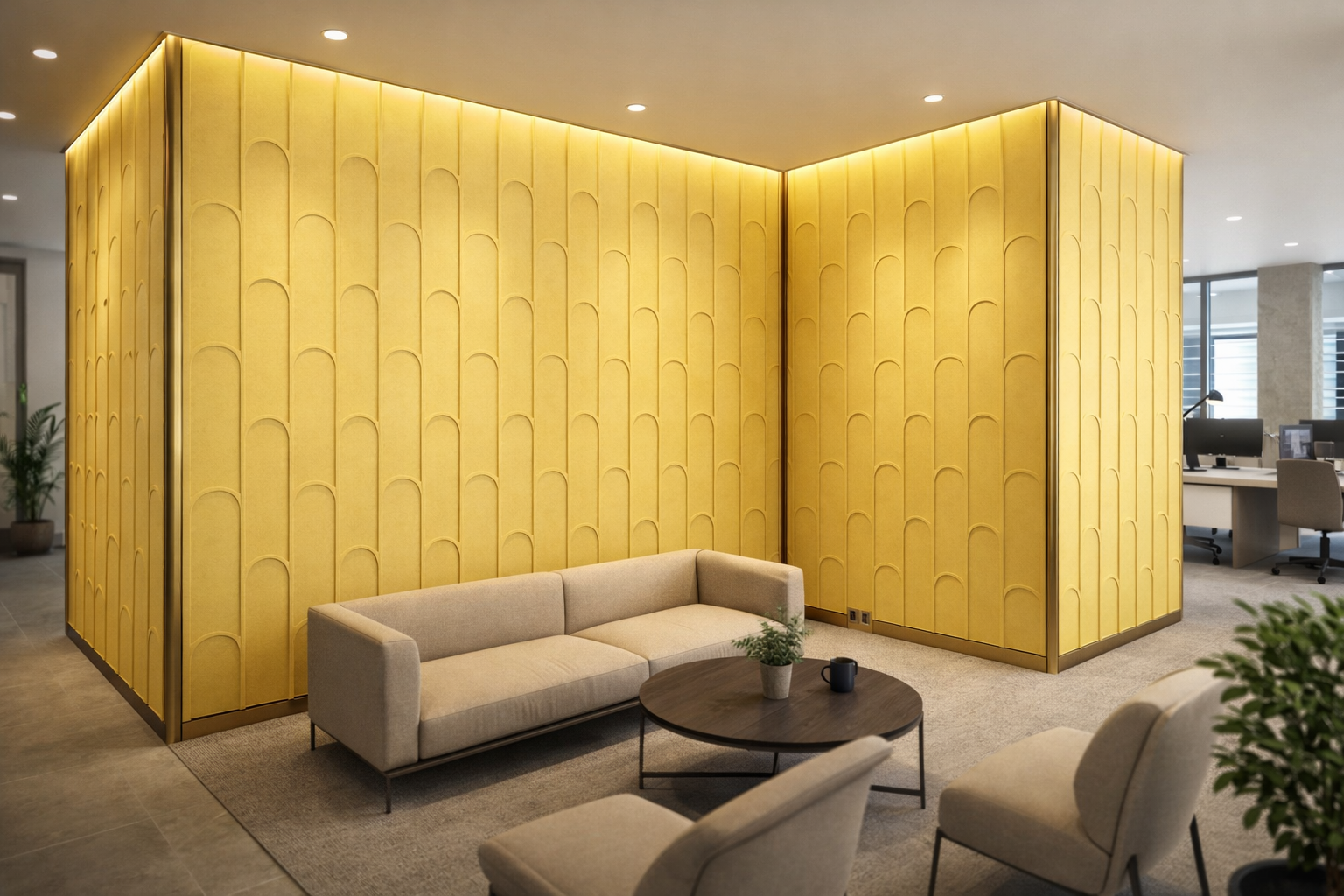 PanelHush PET Stencil Wall Panel – P1