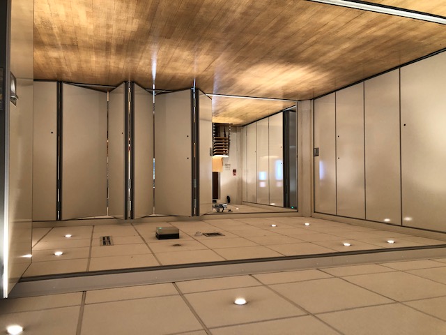 MG200 Hinged Folding Partitions – Abbey Centre London