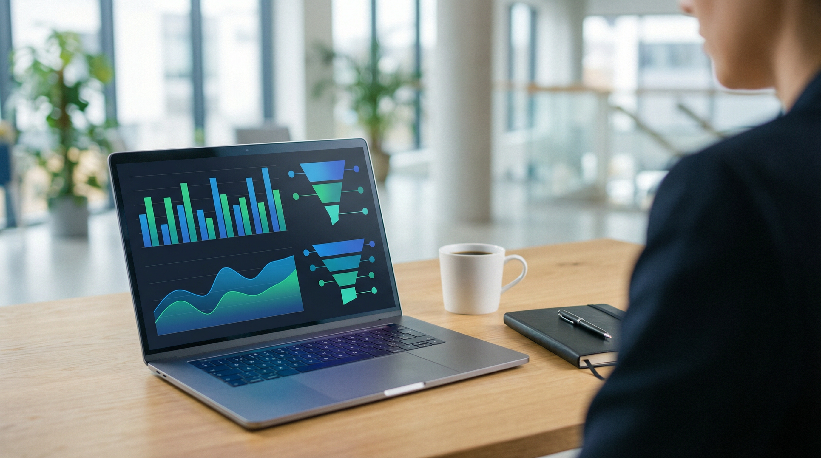 Marketing-Dashboard mit Kampagnen-Übersicht