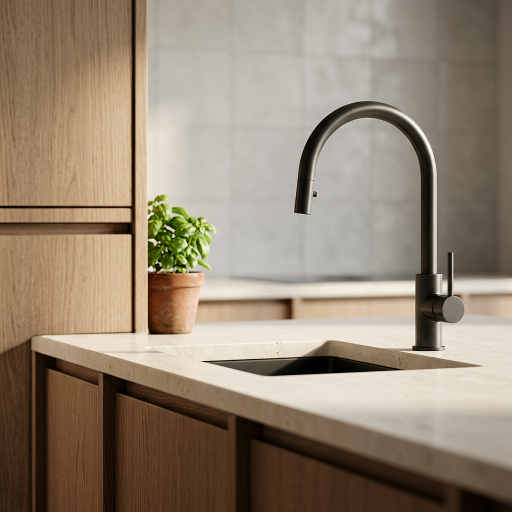 Premium Küchendetails und hochwertige Materialien