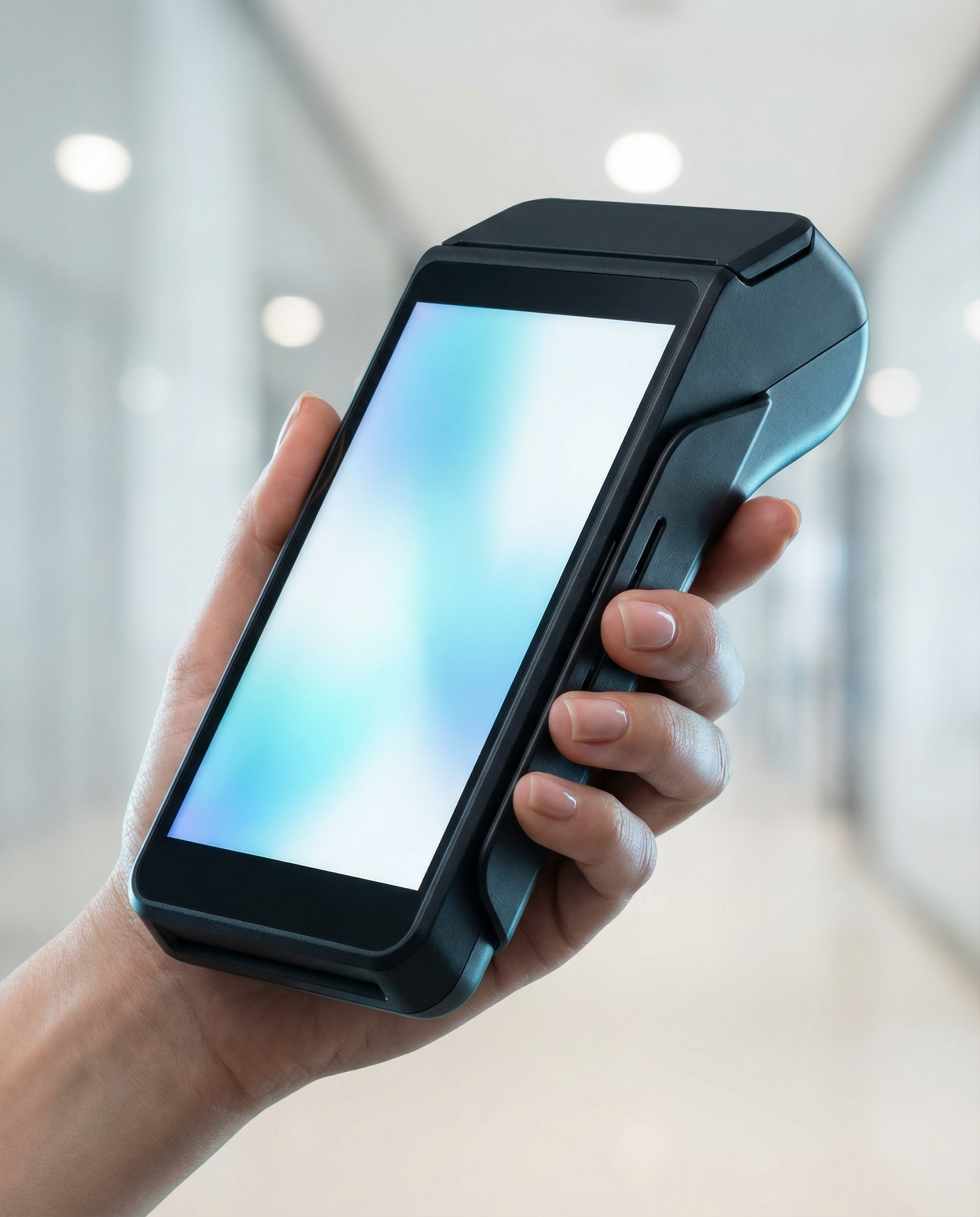 Mobile POS terminal with built-in point of sale system